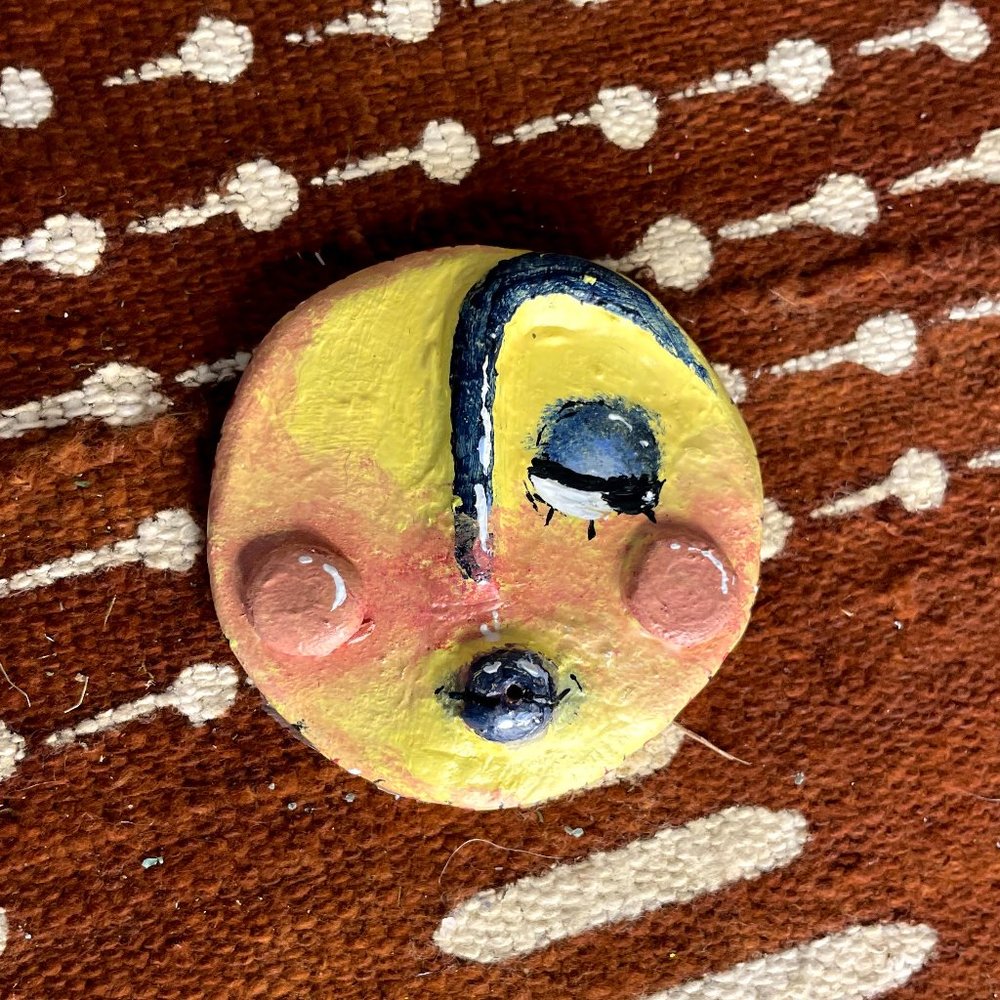 ☽ Sleepy Moon Incense Holder - Laffy Taffy ☽